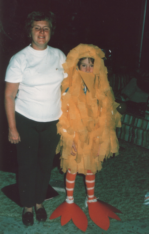 In Third Grade I was Big Bird from Sesame Street... I'm sure someone in my class became an ax murderer because of this costume.